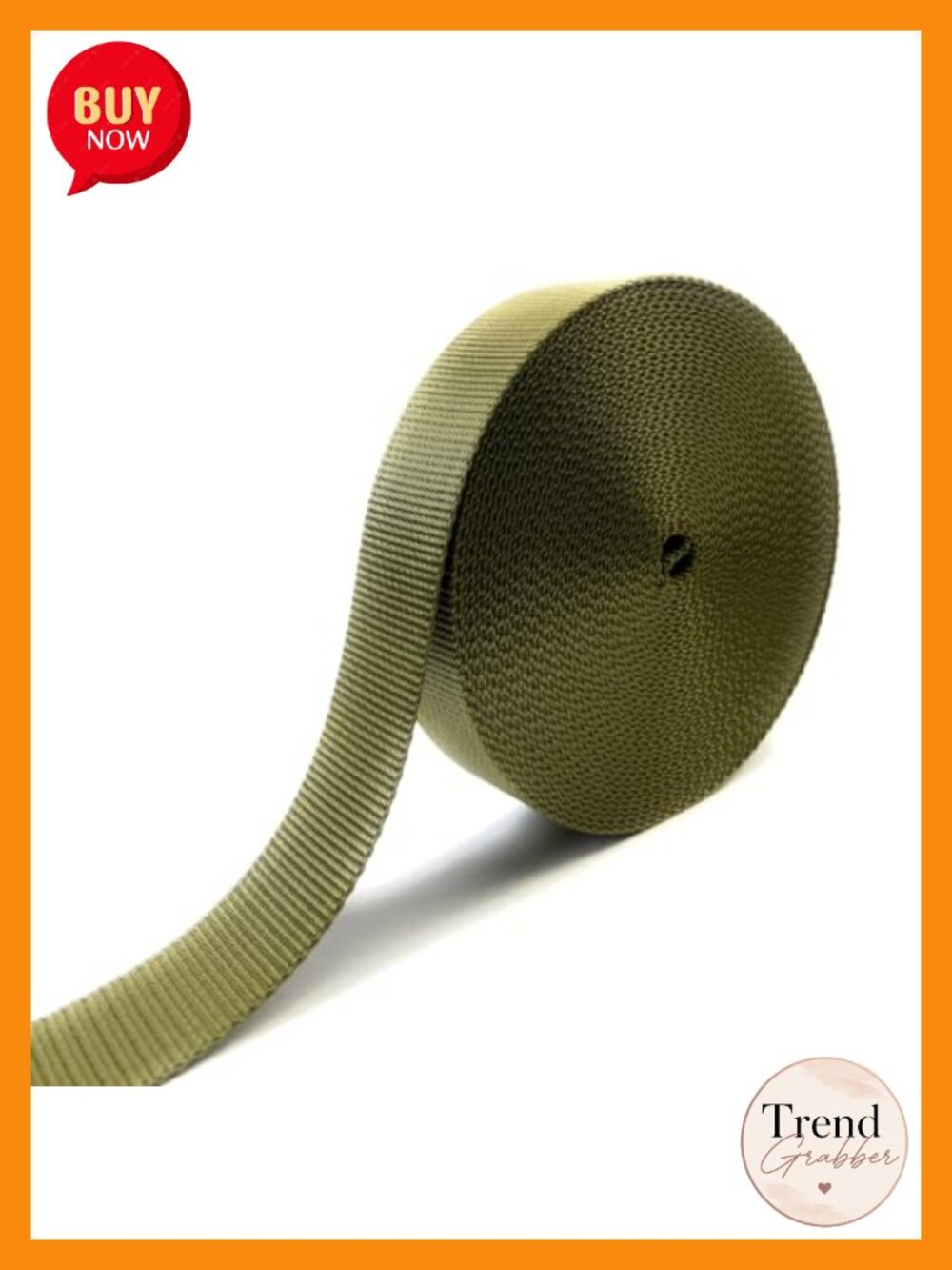 1-1/4 Inch Polyester Webbing Roll 50 Yard Heavy Duty Strap DIY Craft
